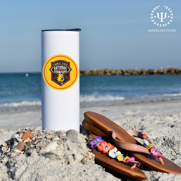 Ferris State University Stainless Steel Skinny Tumbler 20 OZ