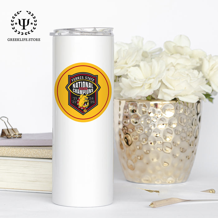 Ferris State University Stainless Steel Skinny Tumbler 20 OZ