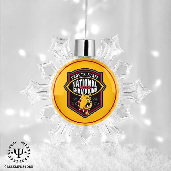 Ferris State University Christmas Ornament - Snowflake