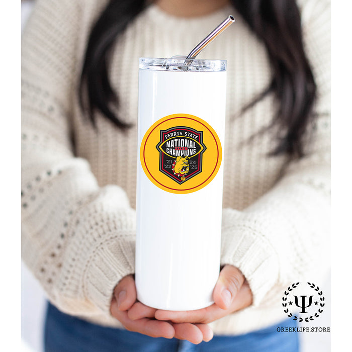 Ferris State University Stainless Steel Skinny Tumbler 20 OZ