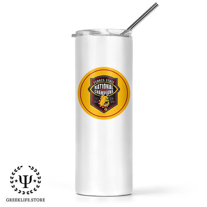 Ferris State University Stainless Steel Skinny Tumbler 20 OZ