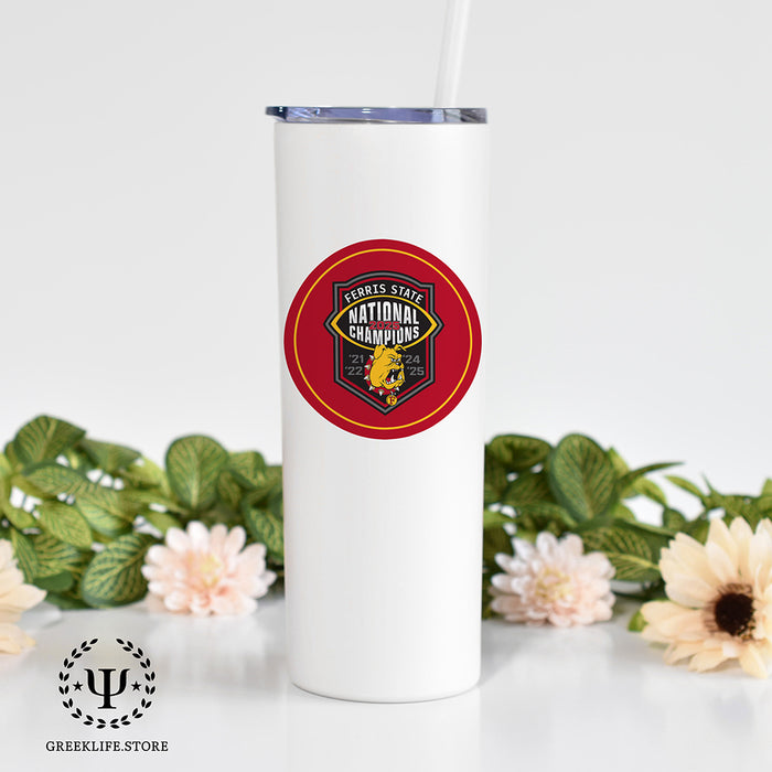 Ferris State University Stainless Steel Skinny Tumbler 20 OZ