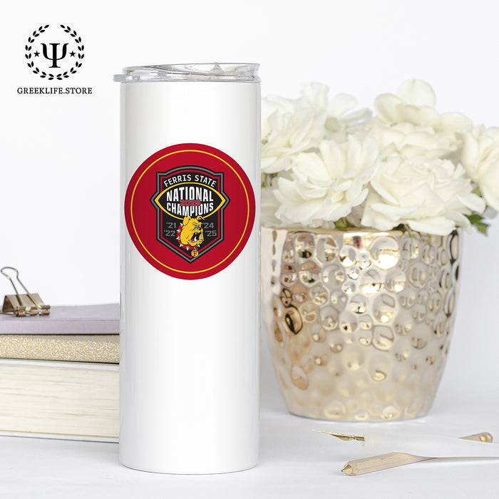 Ferris State University Stainless Steel Skinny Tumbler 20 OZ