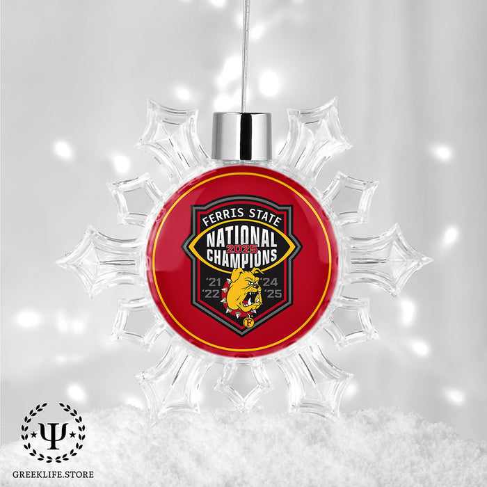Ferris State University Christmas Ornament - Snowflake