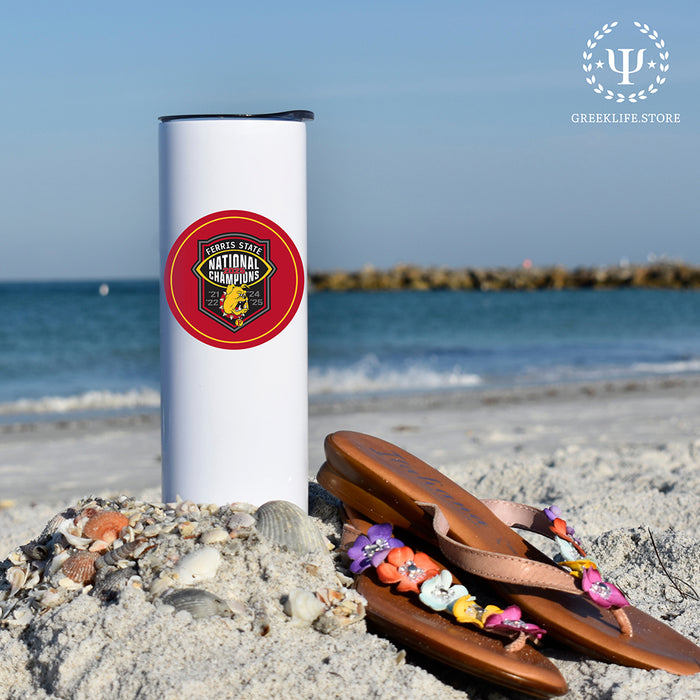 Ferris State University Stainless Steel Skinny Tumbler 20 OZ