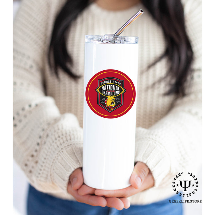 Ferris State University Stainless Steel Skinny Tumbler 20 OZ