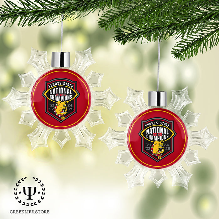 Ferris State University Christmas Ornament - Snowflake
