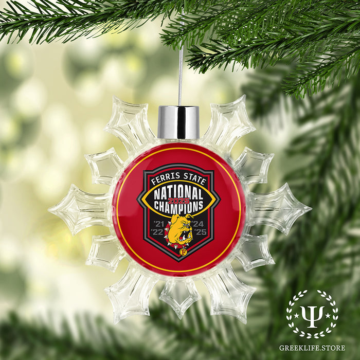 Ferris State University Christmas Ornament - Snowflake