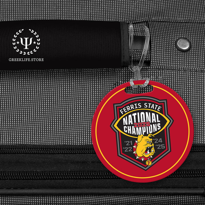 Ferris State University Luggage Bag Tag (round)