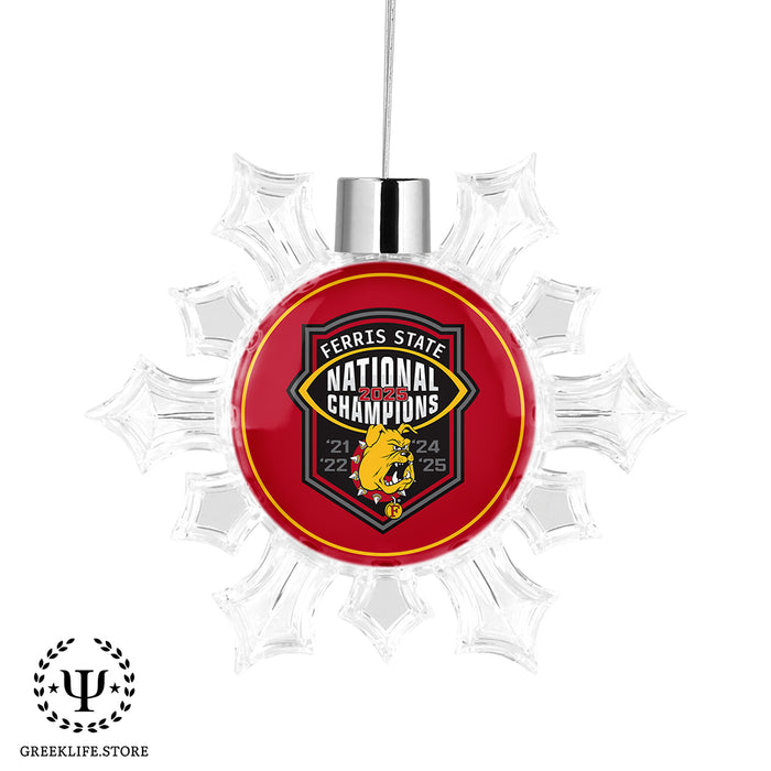 Ferris State University Christmas Ornament - Snowflake