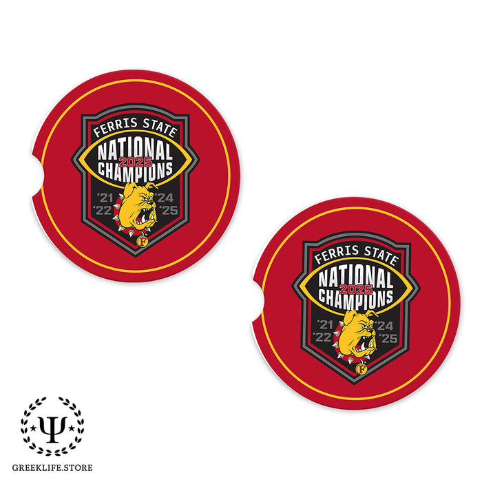 Ferris State University Car Coasters (Set of 2)