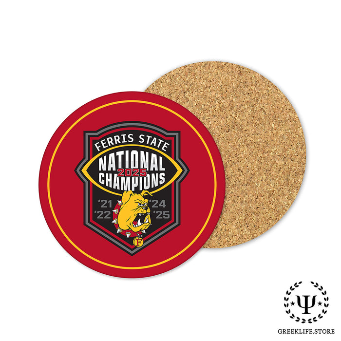 Ferris State University Beverage Coasters Round (Set of 4)