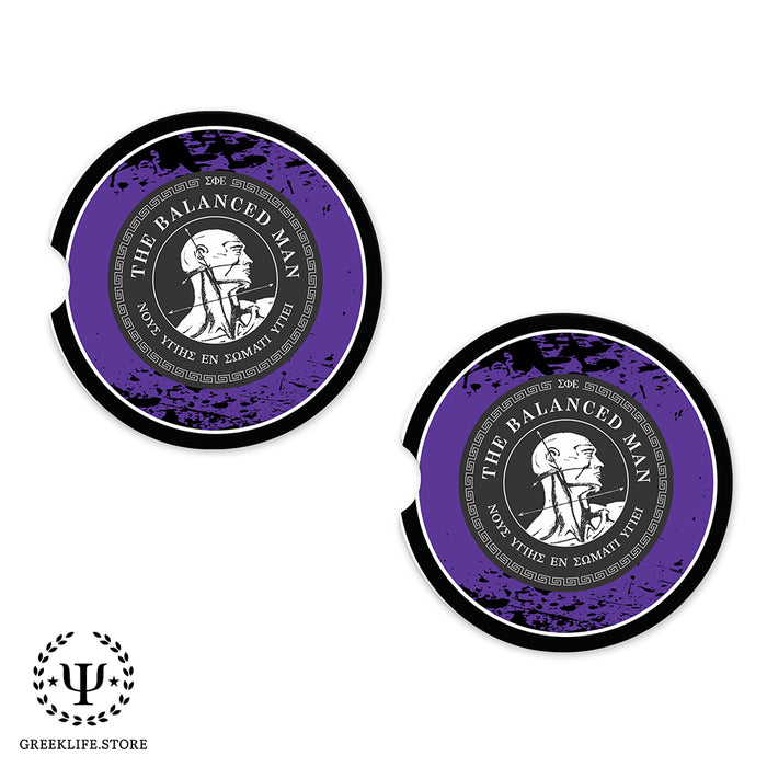 Sigma Phi Epsilon Car Coasters (Set of 2)