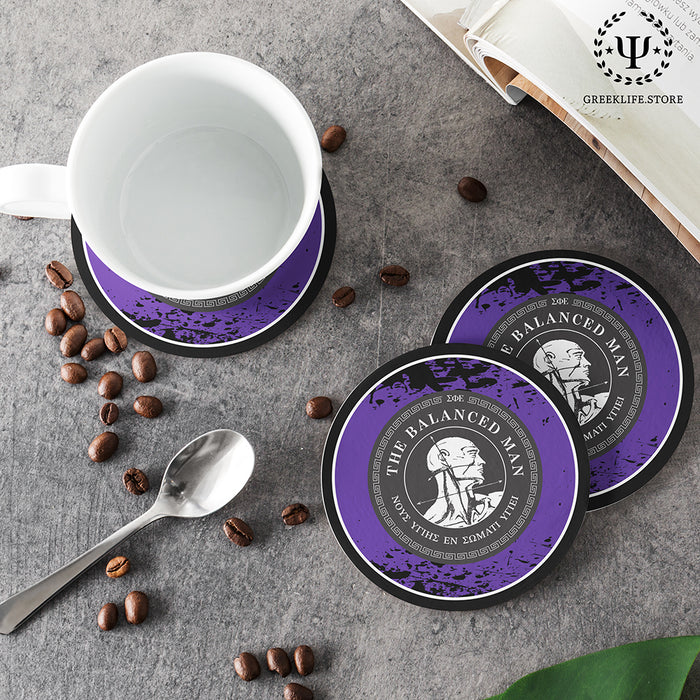 Sigma Phi Epsilon Beverage Coasters Round (Set of 4)