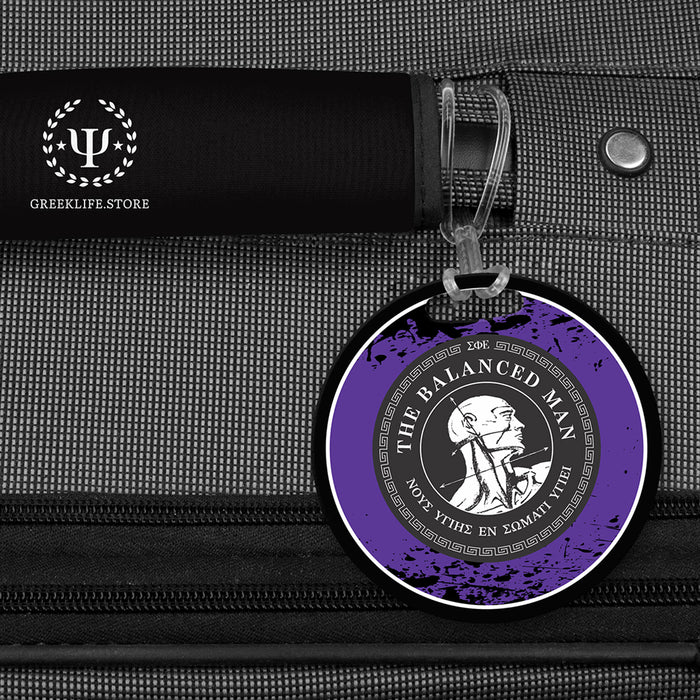 Sigma Phi Epsilon Luggage Bag Tag (round)