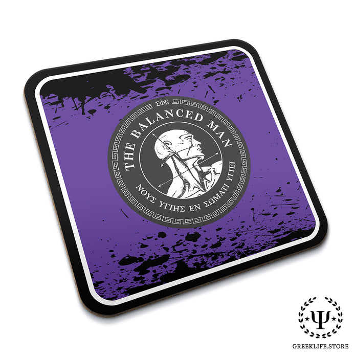 Sigma Phi Epsilon Beverage Coasters Square (Set of 4)