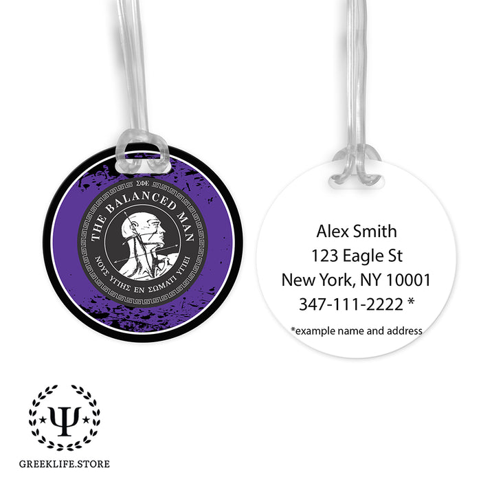 Sigma Phi Epsilon Luggage Bag Tag (round)