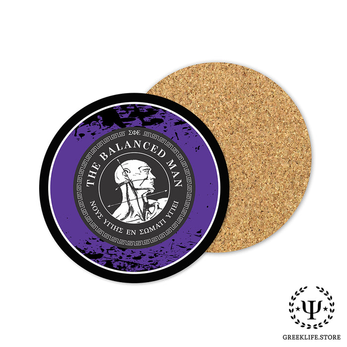 Sigma Phi Epsilon Beverage Coasters Round (Set of 4)