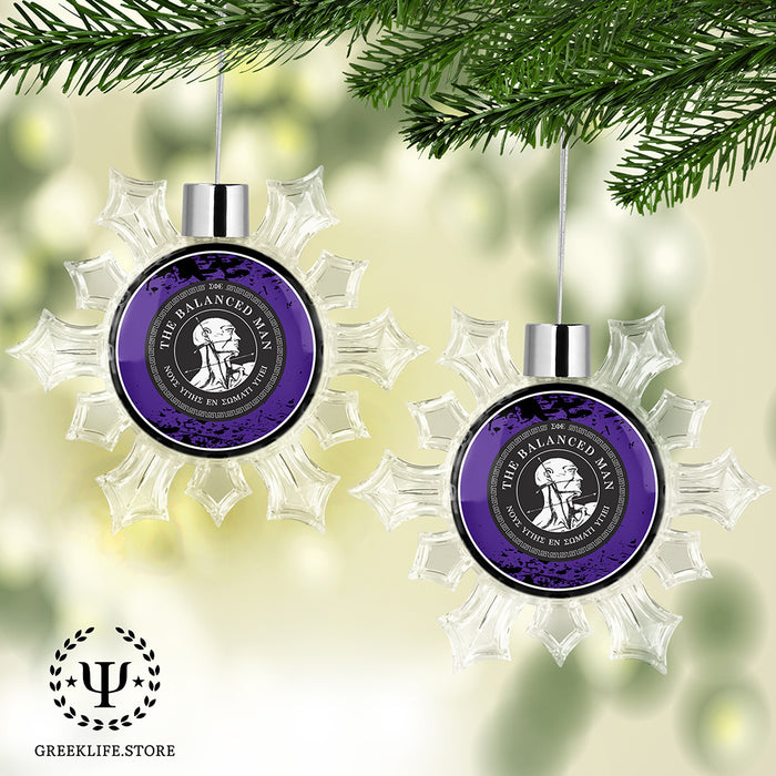 Sigma Phi Epsilon Christmas Ornament - Snowflake