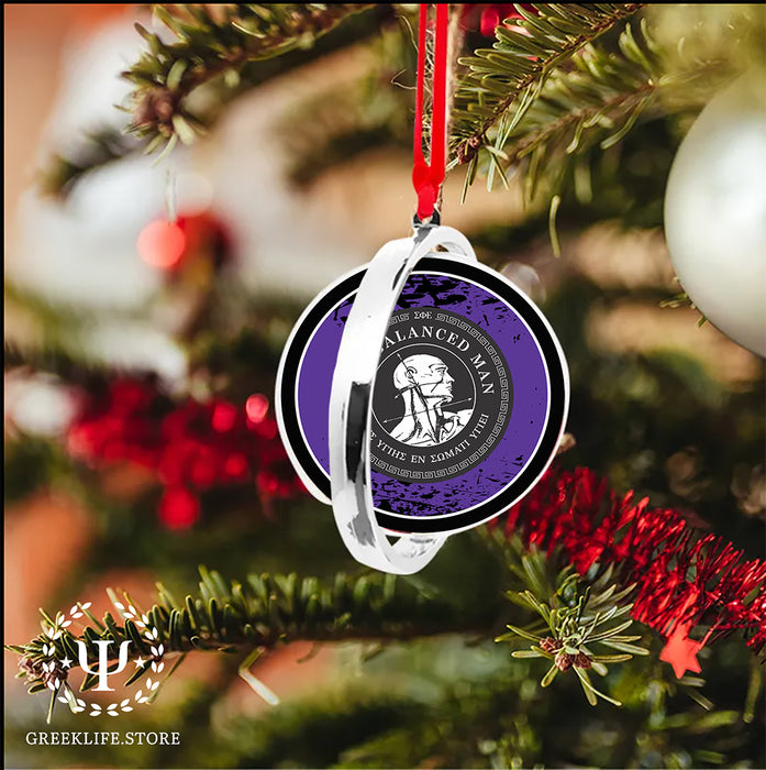Sigma Phi Epsilon Christmas Reversible Flat Round Ornament
