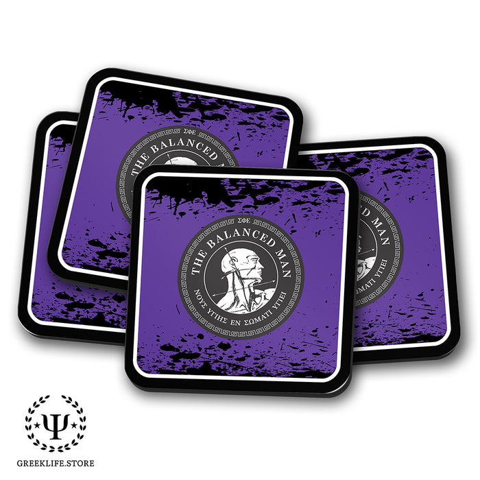 Sigma Phi Epsilon Beverage Coasters Square (Set of 4)