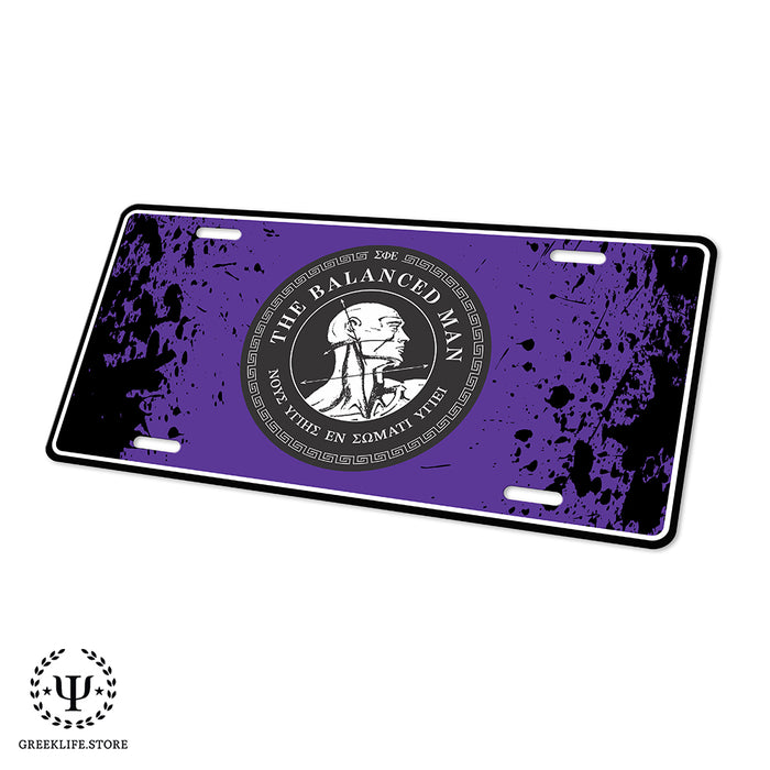 Sigma Phi Epsilon Decorative License Plate