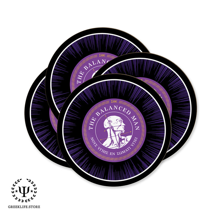 Sigma Phi Epsilon Beverage Coasters Round (Set of 4)