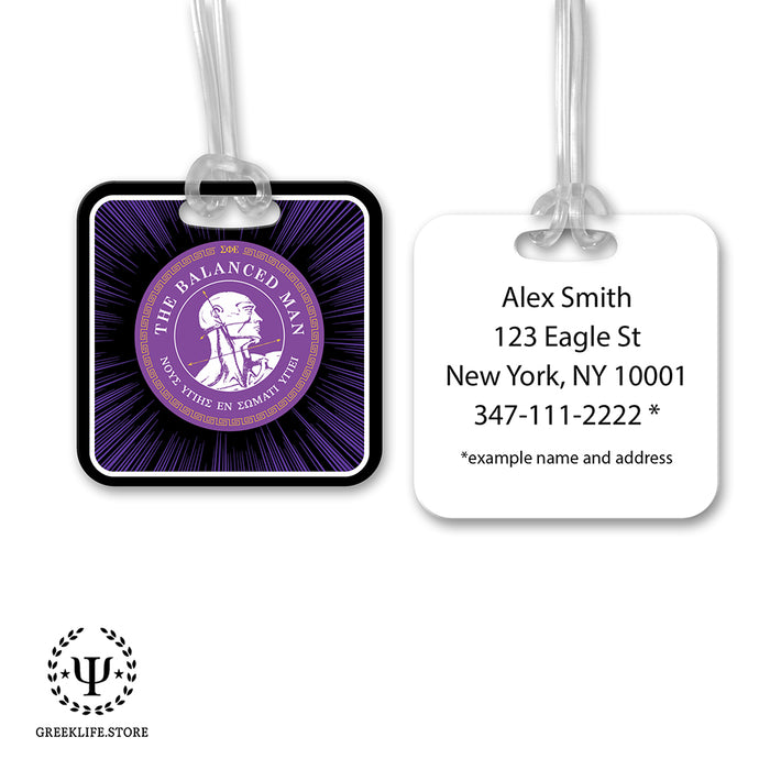Sigma Phi Epsilon Luggage Bag Tag (square)