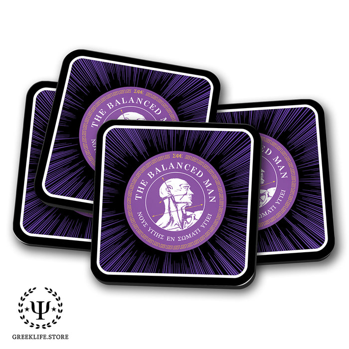 Sigma Phi Epsilon Beverage Coasters Square (Set of 4)