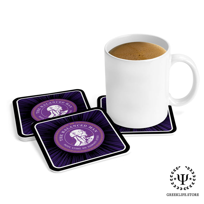 Sigma Phi Epsilon Beverage Coasters Square (Set of 4)