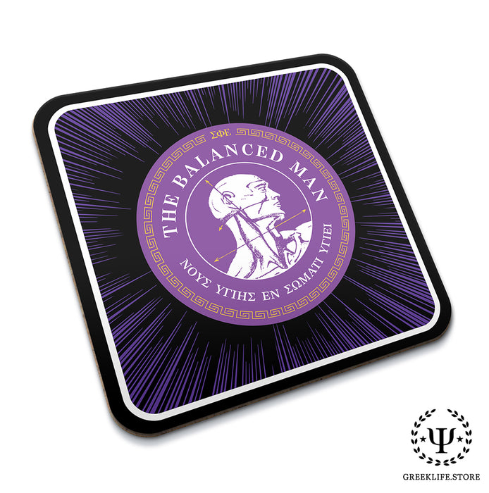 Sigma Phi Epsilon Beverage Coasters Square (Set of 4)