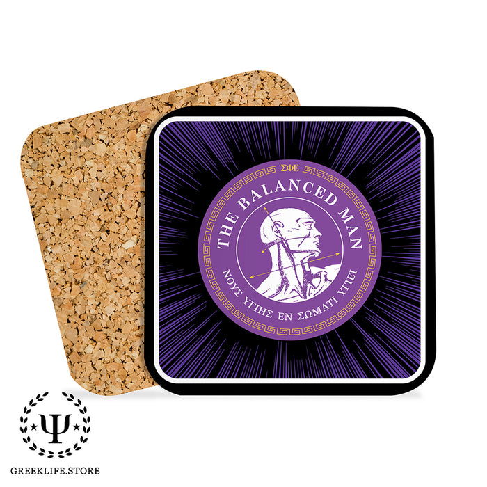 Sigma Phi Epsilon Beverage Coasters Square (Set of 4)