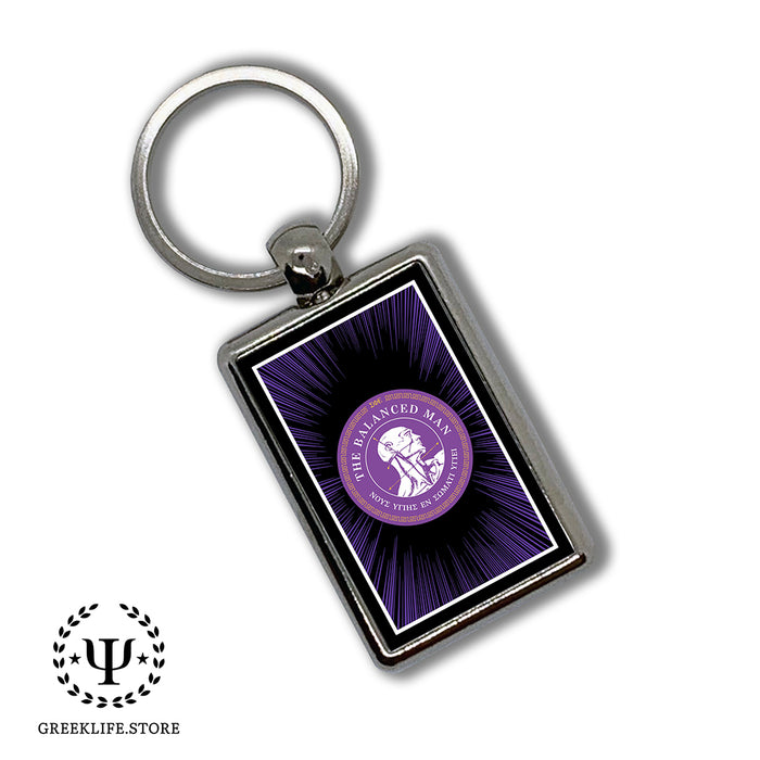 Sigma Phi Epsilon Keychain Rectangular