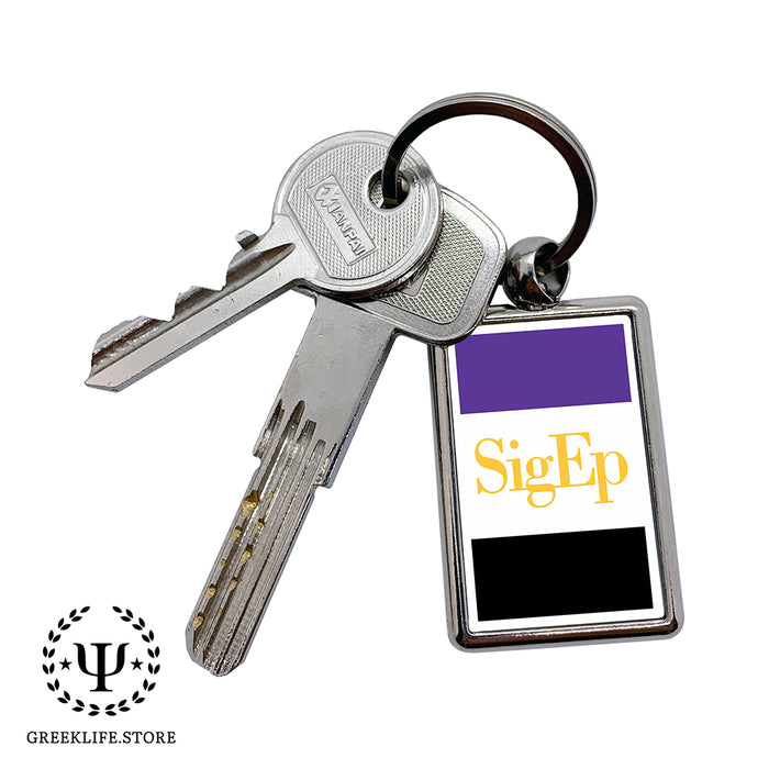 Sigma Phi Epsilon Keychain Rectangular