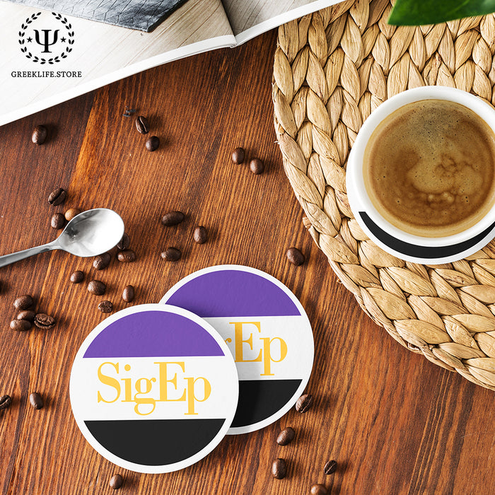 Sigma Phi Epsilon Beverage Coasters Round (Set of 4)