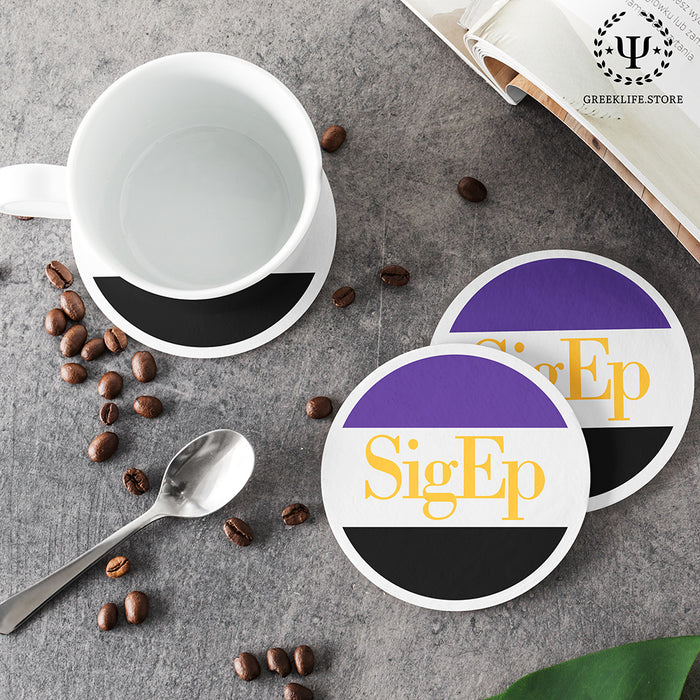 Sigma Phi Epsilon Beverage Coasters Round (Set of 4)