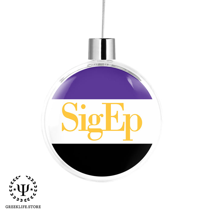 Sigma Phi Epsilon Christmas Ornament Flat Round