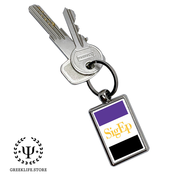 Sigma Phi Epsilon Keychain Rectangular