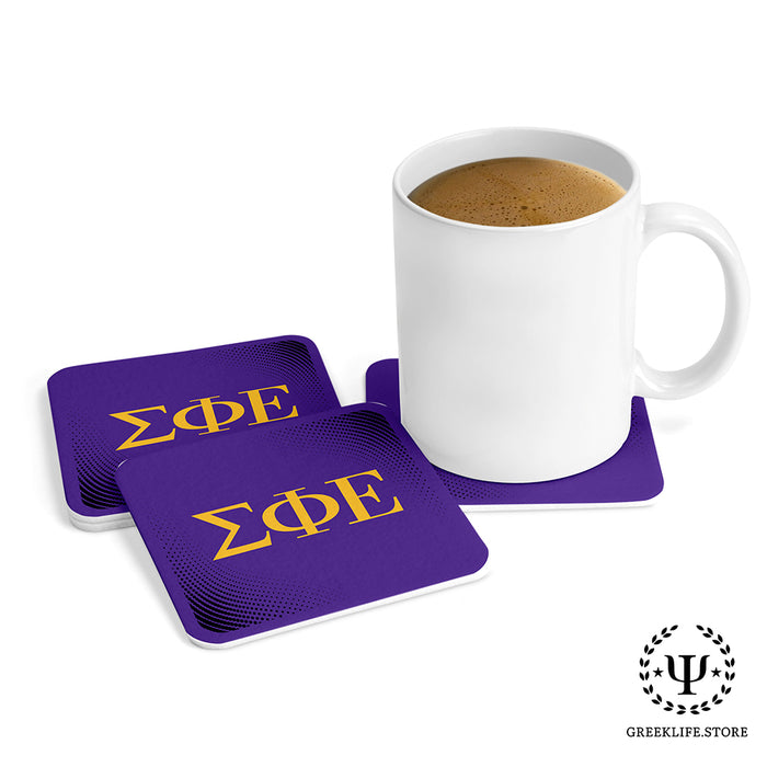 Sigma Phi Epsilon Beverage Coasters Square (Set of 4)
