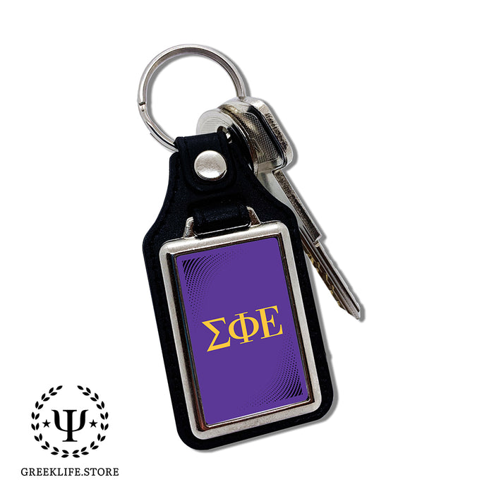 Sigma Phi Epsilon Keychain Rectangular