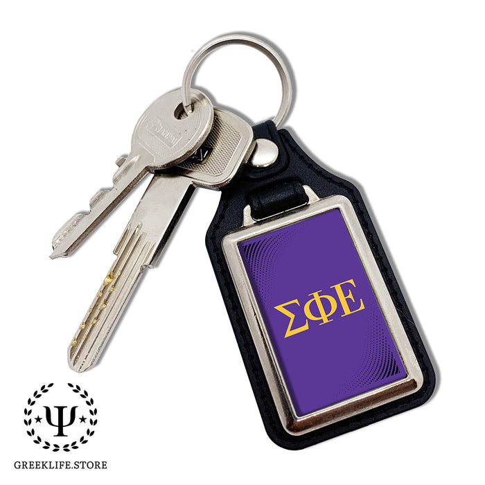 Sigma Phi Epsilon Keychain Rectangular