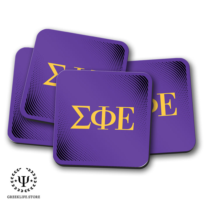 Sigma Phi Epsilon Beverage Coasters Square (Set of 4)
