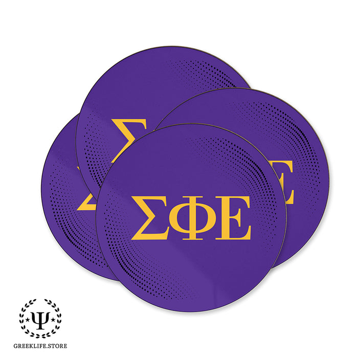 Sigma Phi Epsilon Beverage Coasters Round (Set of 4)