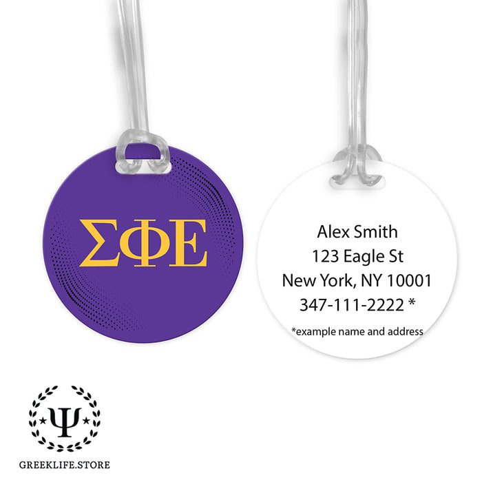 Sigma Phi Epsilon Luggage Bag Tag (round)