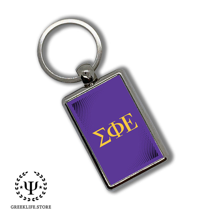 Sigma Phi Epsilon Keychain Rectangular