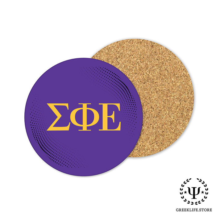 Sigma Phi Epsilon Beverage Coasters Round (Set of 4)
