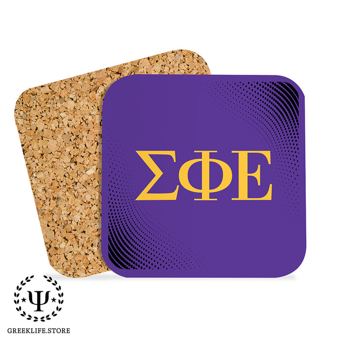 Sigma Phi Epsilon Beverage Coasters Square (Set of 4)