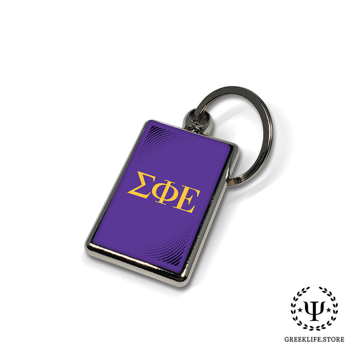Sigma Phi Epsilon Keychain Rectangular
