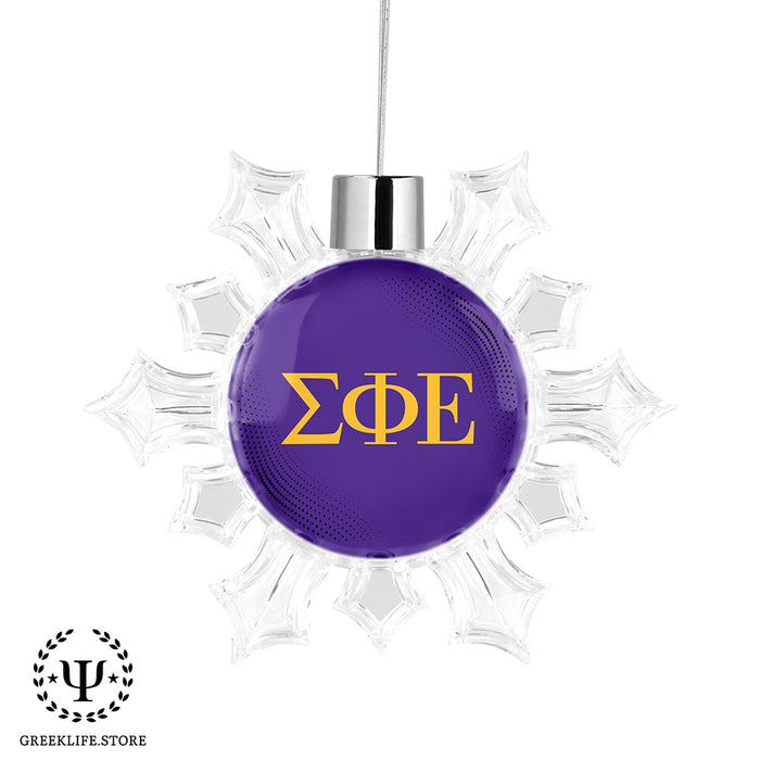 Sigma Phi Epsilon Christmas Ornament - Snowflake