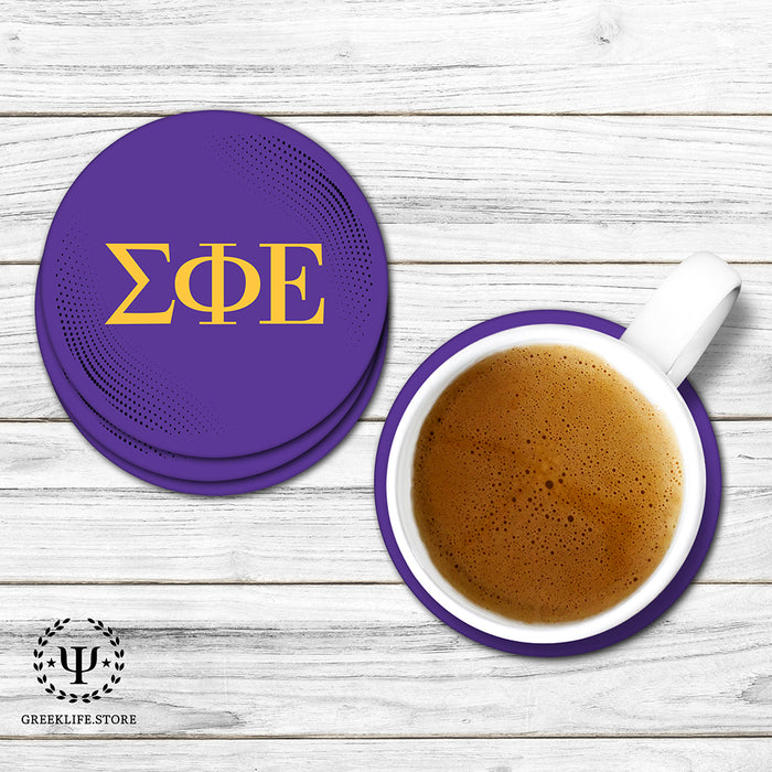 Sigma Phi Epsilon Beverage Coasters Round (Set of 4)